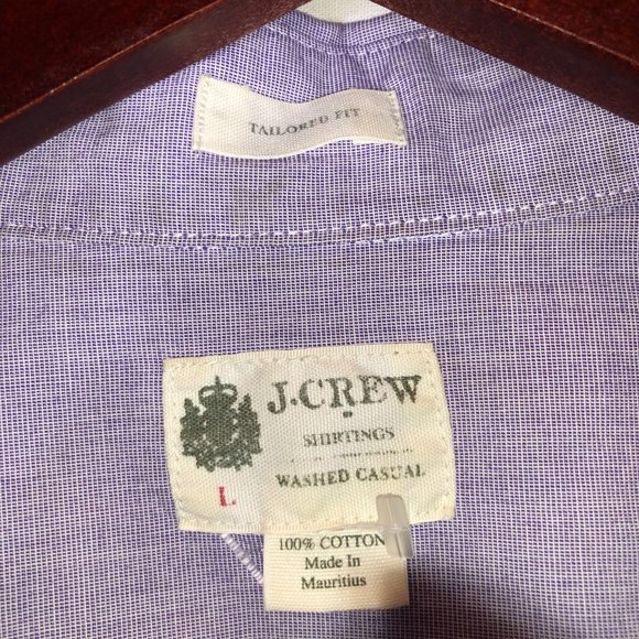 J. Crew light purple tailored fit button down - Picture 5 of 5
